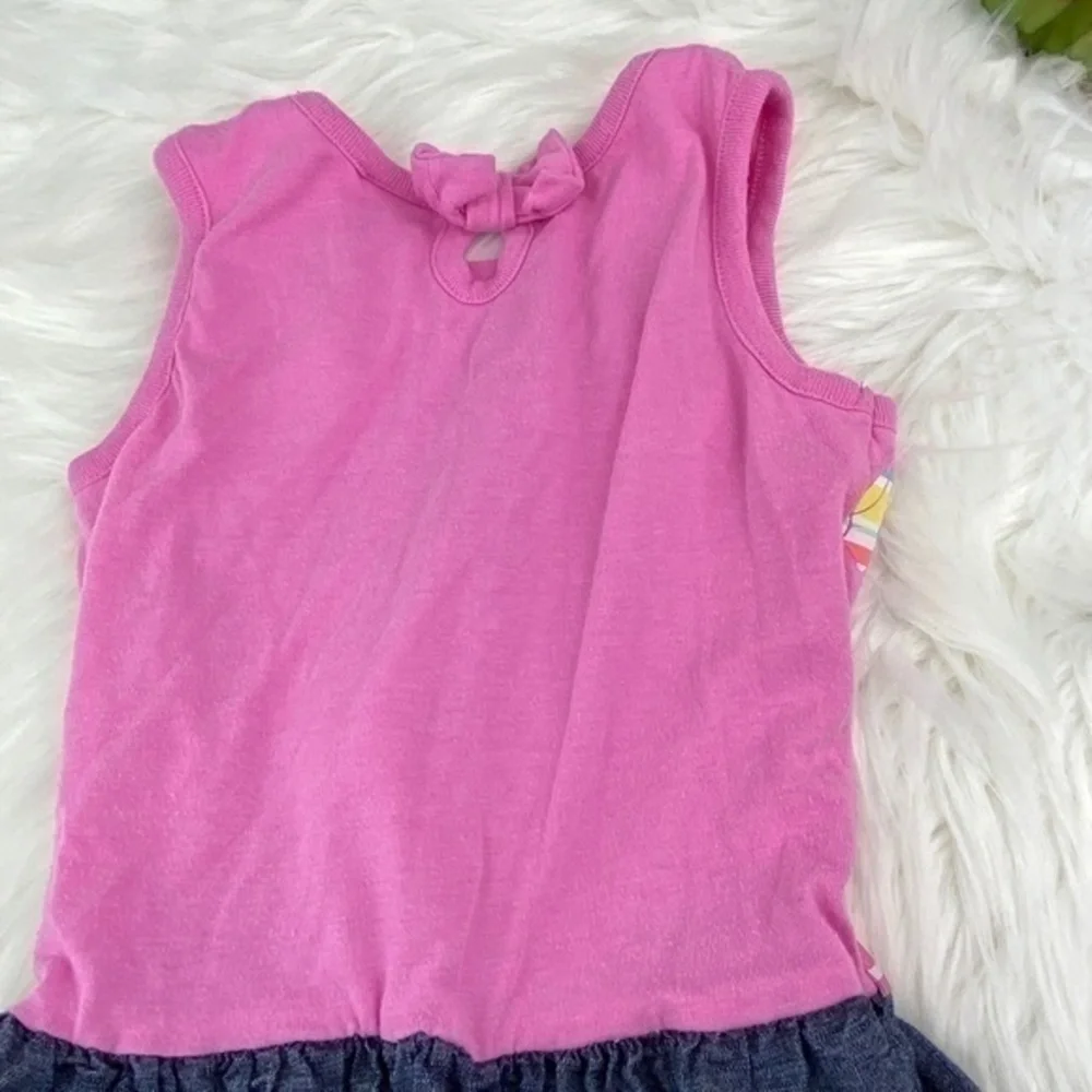 Disney Girls Minnie Mouse Dress Size 4 Sleeveless Bows
